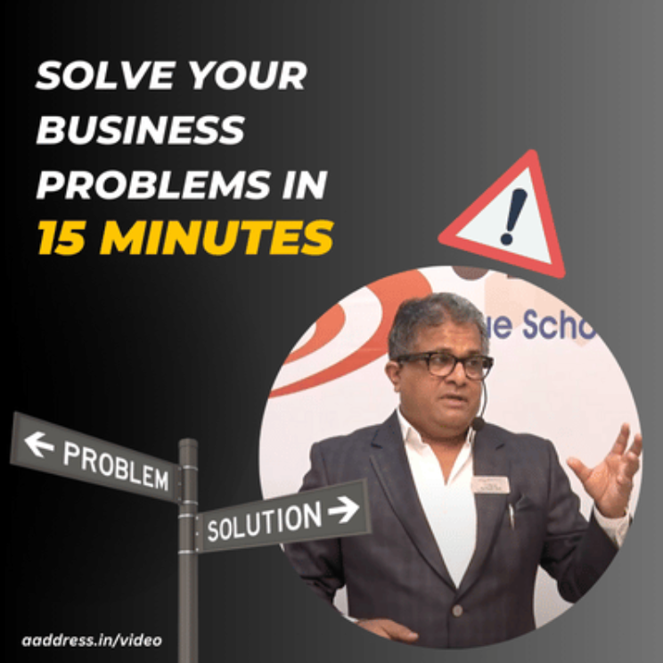 Solves Your Business Problems in 15 min